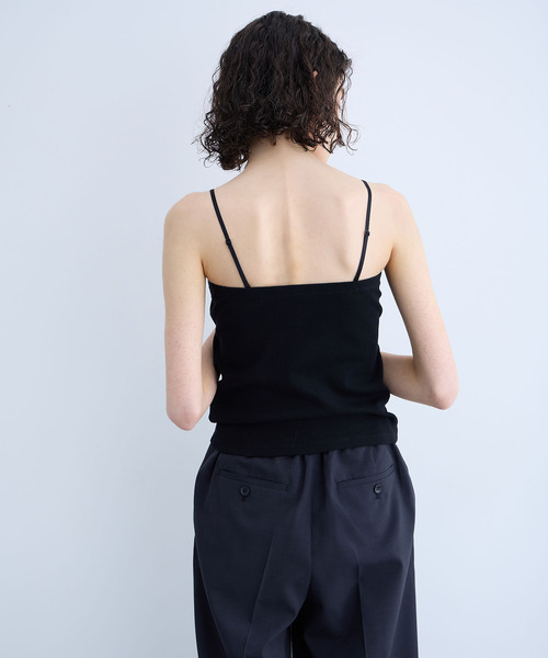 N.O.R.C（ノーク）の「テレコカップ付きキャミソール（キャミソール・レディース・ブラック/オフホワイト・フリー）」の9枚目の写真