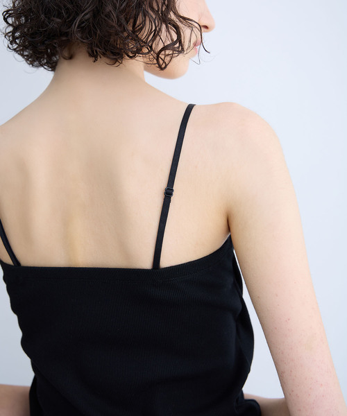 N.O.R.C（ノーク）の「テレコカップ付きキャミソール（キャミソール・レディース・ブラック/オフホワイト・フリー）」の10枚目の写真