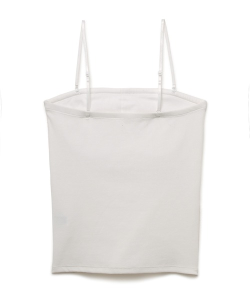 N.O.R.C（ノーク）の「テレコカップ付きキャミソール（キャミソール・レディース・ブラック/オフホワイト・フリー）」の14枚目の写真