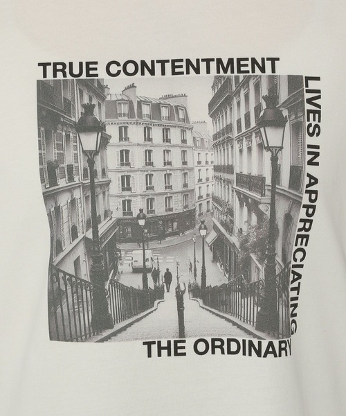 Elura(エルーラ)の「cityフォトプリントロンT/316576(Tシャツ/カットソー・レディース・チャコールグレー/ホワイト系その他6/ホワイト・LARGE/MEDIUM)」の14枚目の写真