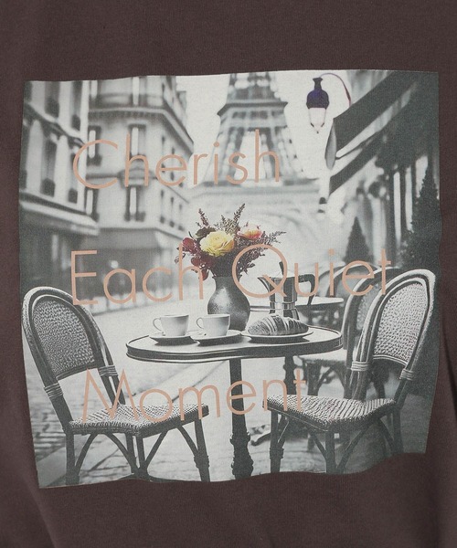 Elura(エルーラ)の「cityフォトプリントロンT/316576(Tシャツ/カットソー・レディース・チャコールグレー/ホワイト系その他6/ホワイト・LARGE/MEDIUM)」の15枚目の写真