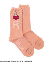 【MARRONCREAM】RIBBON ソックス