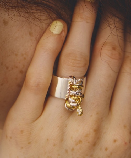 LAPUIS（ラピュイ）の「LAPUIS(ラピュイ) Bijou Coil ring（リング・レディース・ゴールド/マルチ/シルバー・11号/13号）」の3枚目の写真