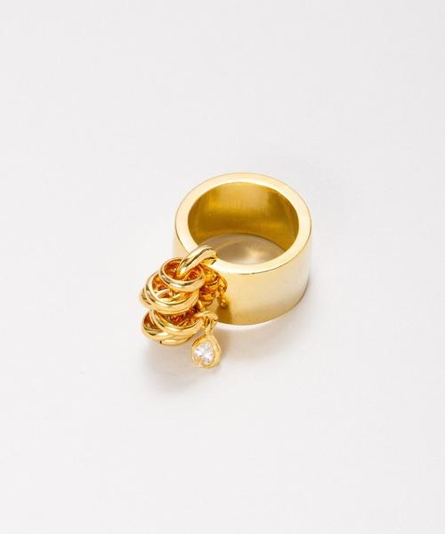 LAPUIS（ラピュイ）の「LAPUIS(ラピュイ) Bijou Coil ring（リング・レディース・ゴールド/マルチ/シルバー・11号/13号）」の6枚目の写真