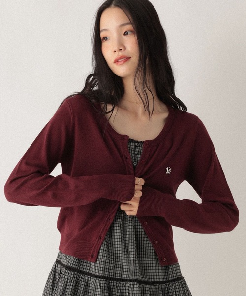 ®様へ♥3/10 モチーフコンパクトカーディガン 322180（カーディガン/ボレロ