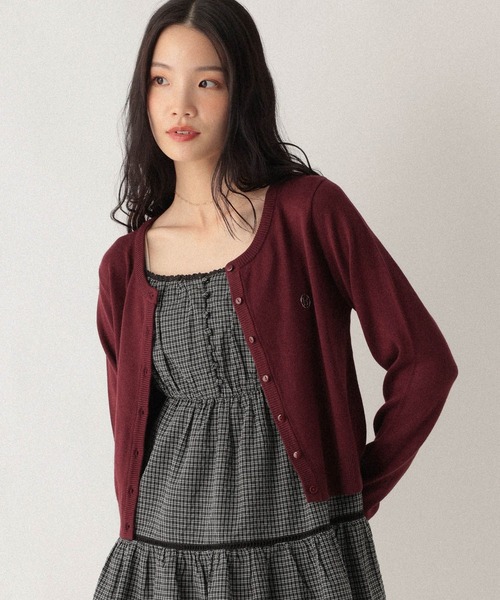 Heather（ヘザー）の「モチーフコンパクトカーディガン 322180