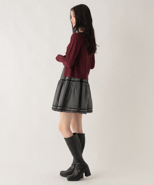 ®様へ♥3/10 モチーフコンパクトカーディガン 322180（カーディガン/ボレロ