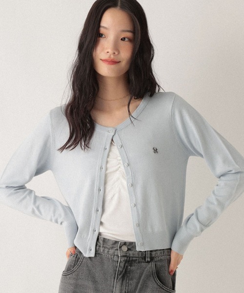 ®様へ♥3/10 モチーフコンパクトカーディガン 322180（カーディガン/ボレロ