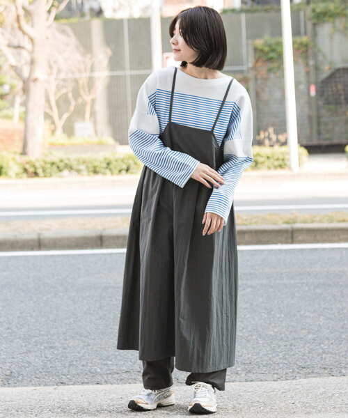 EKAL（エカル）の「『イージーケア』ナバルボーダーニットプルオーバー（ニット/セーター・レディース・グレー/ロイヤルブルー・ONE）」の13枚目の写真