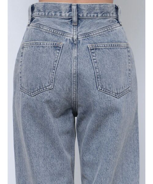 EMODA（エモダ）の「ルーズワイドハイウエストジーンズ（デニムパンツ・レディース・ブラック/ライトブルー・SMALL/MEDIUM）」の21枚目の写真