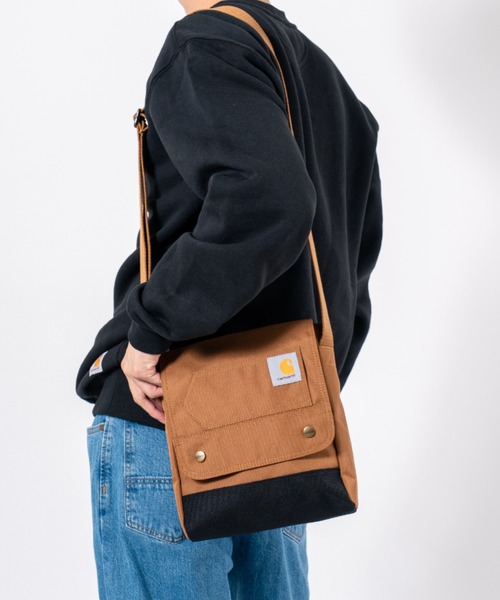 Carhartt（カーハート）の「【CARHARTT】ショルダーバッグ（ショルダーバッグ・メンズ・ブラック/ブラウン・FREE）」の2枚目の写真
