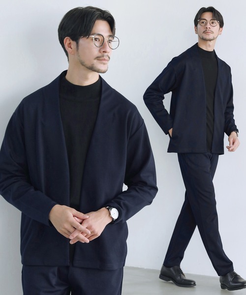 セットアップ 2点セット】ダブルジャージーノーカラーor