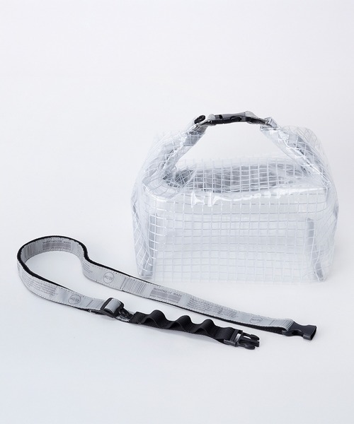 TIMELESS COMFORT（タイムレスコンフォート）の「WEEKEND(ER)（ウィークエンダー）GRID ROLLTOP S（ショルダーバッグ・メンズ・グレー/オレンジ・ONE SIZE）」の6枚目の写真