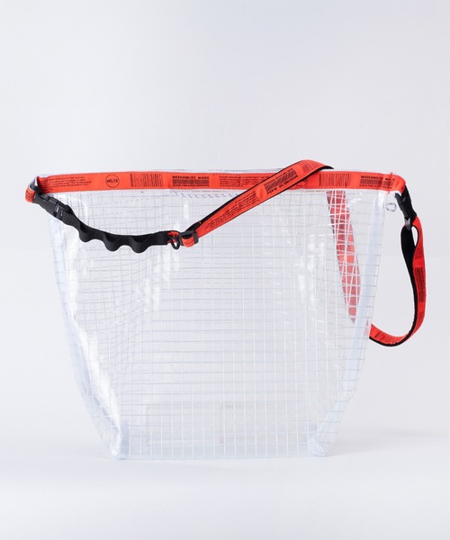 TIMELESS COMFORT（タイムレスコンフォート）の「WEEKEND(ER)（ウィークエンダー）GRID ROLLTOP S（ショルダーバッグ・メンズ・グレー/オレンジ・ONE SIZE）」の10枚目の写真