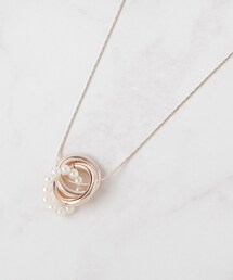 SHOO・LA・RUE（シューラルー）の「ミニリング＆フェイクパールネックレス（ネックレス・レディース）」