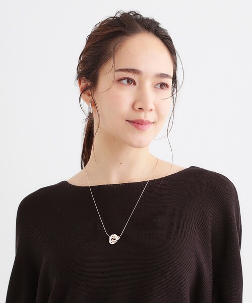 SHOO・LA・RUE（シューラルー）の「ミニリング＆フェイクパールネックレス（ネックレス・レディース・シルバー/ゴールド/ピンクゴールド・00）」の8枚目の写真