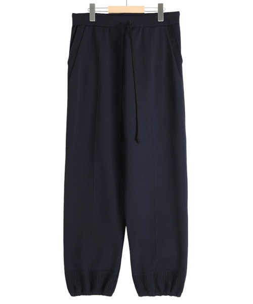 BALLAST ARK（バラストアーク）の「BALLAST ARK / バラストアーク：ECO BLUE KNIT PANTS：BA11-KP01[AST]（スウェットパンツ・メンズ・チャコール/ネイビー・M/L）」の2枚目の写真