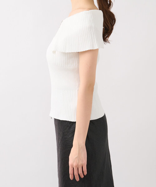 ニット セーター 「スタッフmiki監修」ジップ２WAYニット レディース La boutique Bonbon ニット セーター 「スタッフmiki監修