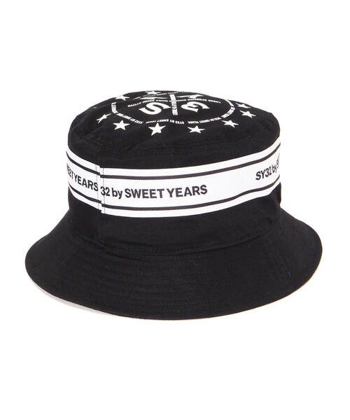SY32 by SWEET YEARS /エスワイサーティトゥ バイ スィートイヤーズ/TAPE DESIGN BUCKET HAT