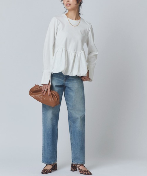 ラス RASW バルーン切り替えカットソー （オフホワイト） バルーン切り替えカットソー（Tシャツ/カットソー）｜RASW（ラス