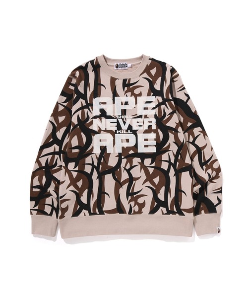 A BATHING APE 1ST CAMO SHARK CREWNECK SWEATSHIRT スウェット