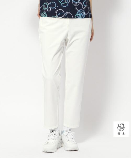 adabat（アダバット）の「◆撥水加工 バックシャーリングアンクルパンツ（その他パンツ・レディース・ホワイト/ブラック・42/40/38/36/34）」の2枚目の写真