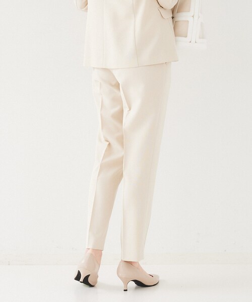 UNTITLED（アンタイトル）の「【セットアップ可能】リネンライク テーパードパンツ（その他パンツ・レディース・ネイビー/ライトグレー/ライトベージュ・00/01/02/03/04/42/44/46/48/50）」の13枚目の写真