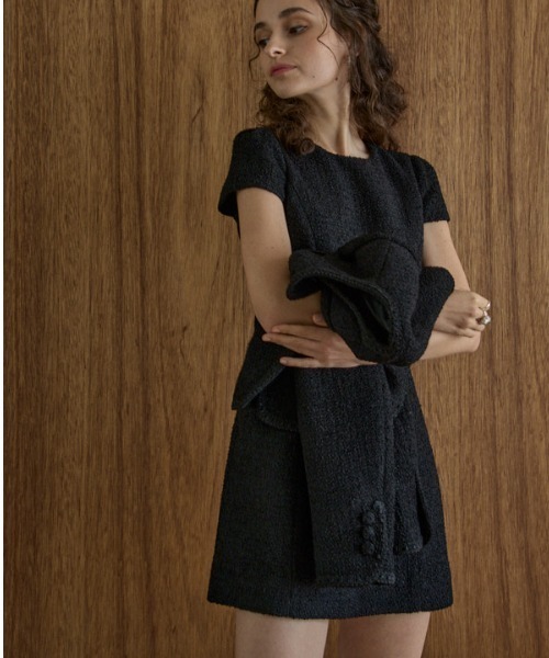 セール】Summer tweed mini one piece サマーツィードミニワンピース