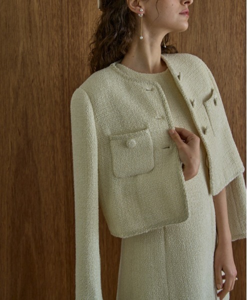 セール】Summer tweed mini one piece サマーツィードミニワンピース