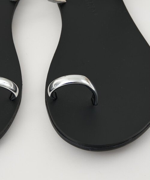 NICOLAS LAINAS（ニコラスライナス）の「【WEB限定サイズあり】【NICOLAS LAINAS】フラットサンダル（サンダル・レディース・ゴールド/シルバー・38/37/36/39）」の8枚目の写真