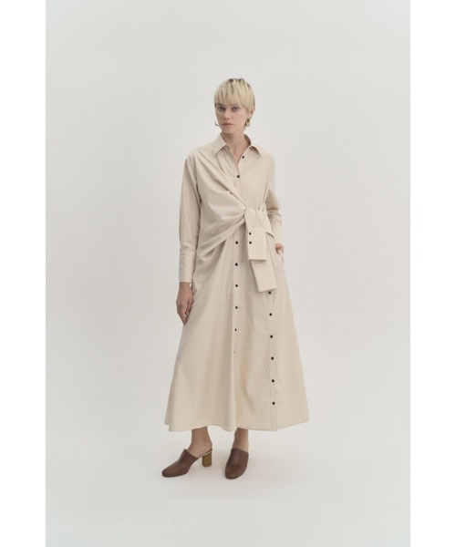 Muel Chic（ミュエルシック）の「Slave shirt OP  スレーブシャツワンピース（ワンピース・レディース・ブラック/ベージュ系その他/イエロー系その他/アイボリー系・FREE）」の21枚目の写真