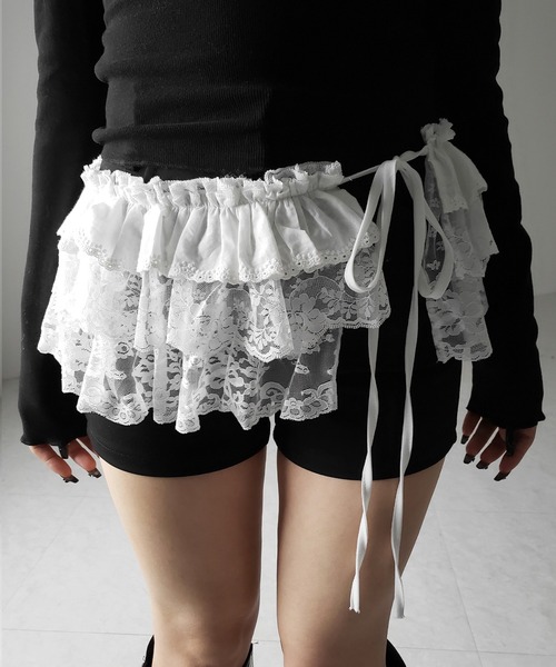 me+em select(ミームセレクト)の「【 2color /4size 】ハイウエストタイトスパンショートパンツ / high waist tight span short pants(その他パンツ・レディース・ブラック/ホワイト・SMALL/MEDIUM/LARGE/X-LARGE)」の13枚目の写真