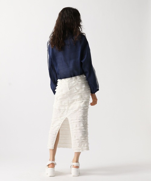 FOREVER 21（フォーエバー トゥエンティーワン）の「【2025SS】フリルＩラインスカート（スカート・レディース・アイボリー/ブラック/グレー・FREE）」の12枚目の写真