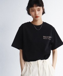 【NOGLE/ノグル】刺繍ロゴTEE