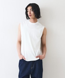 HANES（ヘインズ）の「【HANES/ヘインズ】SHIRO スリーブレスTシャツ（Tシャツ/カットソー・メンズ）」