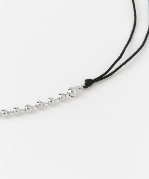 SMELLY（スメリー）の「メタルボールダブルコードネックレス（ネックレス・レディース・ブラック系その他・-）」の7枚目の写真