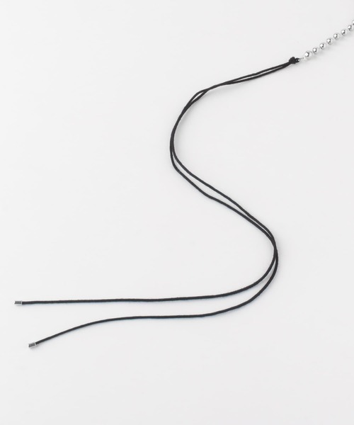 SMELLY（スメリー）の「メタルボールダブルコードネックレス（ネックレス・レディース・ブラック系その他・-）」の8枚目の写真