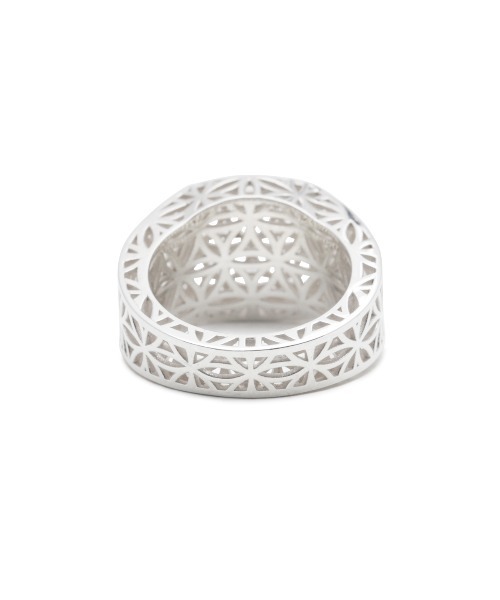 JAM HOME MADE（ジャムホームメイド）の「4NK スケルトン フラワーオブライフ リング シルバー925 メンズ レディース ユニセックス（リング・メンズ・シルバー・#21/#13/#15/#11/#9/#7/#19/#17）」の9枚目の写真