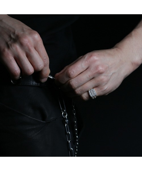 JAM HOME MADE（ジャムホームメイド）の「4NK スケルトン フラワーオブライフ リング シルバー925 メンズ レディース ユニセックス（リング・メンズ・シルバー・#21/#13/#15/#11/#9/#7/#19/#17）」の10枚目の写真