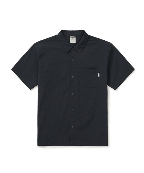 Snow Peak（スノーピーク）の「Cooling Root Short Sleeve Shirt（シャツ/ブラウス・メンズ・ライトグレー/ネイビー/ブラック/ダークグレー・XL/M/L/XXL）」の4枚目の写真