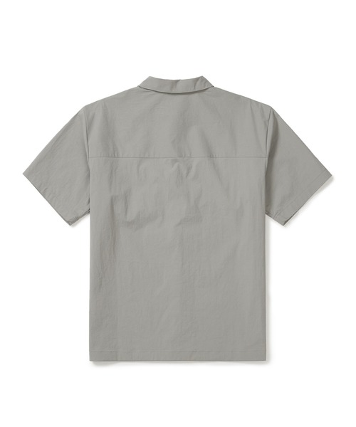 Snow Peak（スノーピーク）の「Cooling Root Short Sleeve Shirt（シャツ/ブラウス・メンズ・ライトグレー/ネイビー/ブラック/ダークグレー・XL/M/L/XXL）」の5枚目の写真