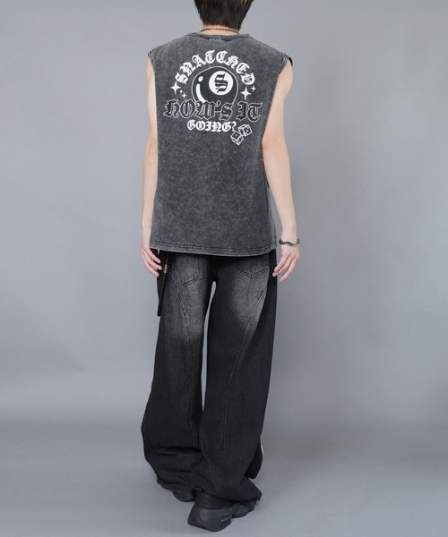 LiSA ドッキング ノースリーブ Tシャツ スピンズ SPINNS コラボ 最高の ノースリーブ ドッキング LiSA Tシャツ コラボ SPINNS