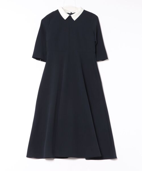 ST.ROONEY（セントルーニー）の「クレリックフレアワンピース【低身長・小柄女性向け】（ワンピース・レディース・ブラック/ネイビー/ベージュ・XS/S）」の8枚目の写真