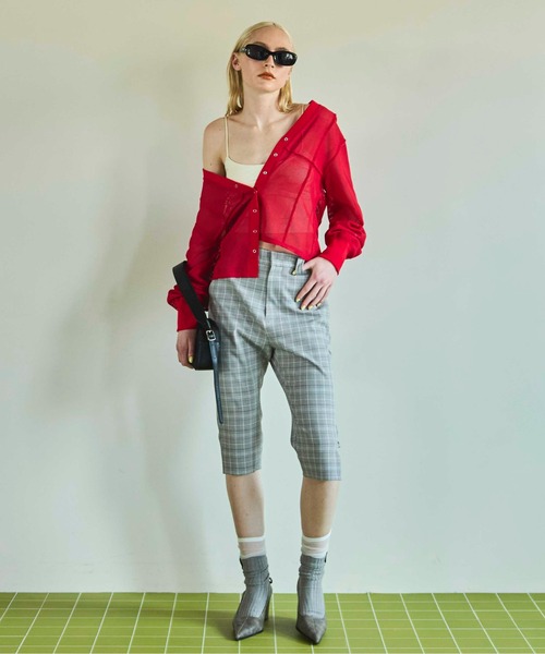 MAISON SPECIAL(メゾンスペシャル)の「Cup In Bustier Bra Top/カップインビスチェブラトップ(タンクトップ・レディース・ベージュ/ブラック/チャコールグレー/ホワイト・FREE)」の22枚目の写真