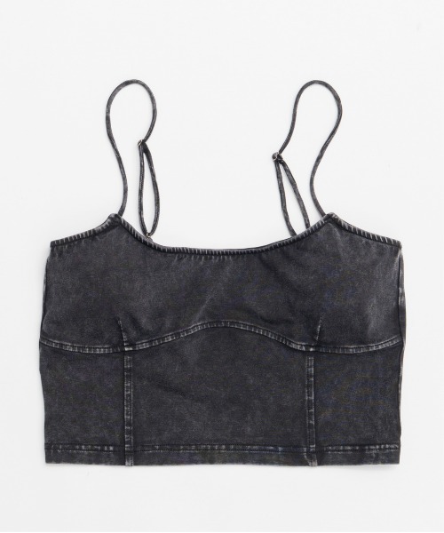 MAISON SPECIAL(メゾンスペシャル)の「Cup In Bustier Bra Top/カップインビスチェブラトップ(タンクトップ・レディース・ベージュ/ブラック/チャコールグレー/ホワイト・FREE)」の13枚目の写真
