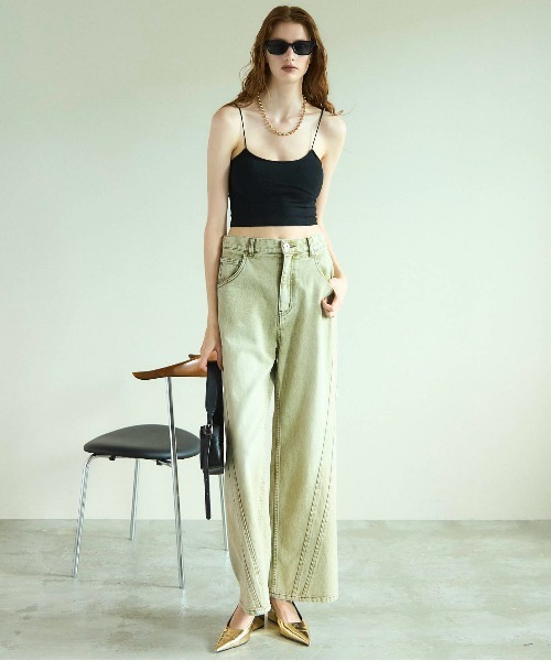 タンクトップ ノースリーブ Cup In Bustier Bra Top/カップインビスチェブラトップ「MAISON SPECIAL/メゾンスペシャル MAISON SPECIAL タンクトップ ノースリーブ Cup In Bustier Bra