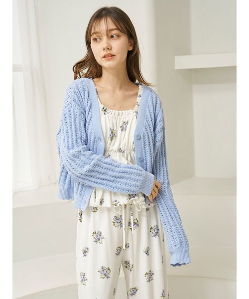 gelato pique（ジェラートピケ）の「花柄ロングパンツ（ルームウェア