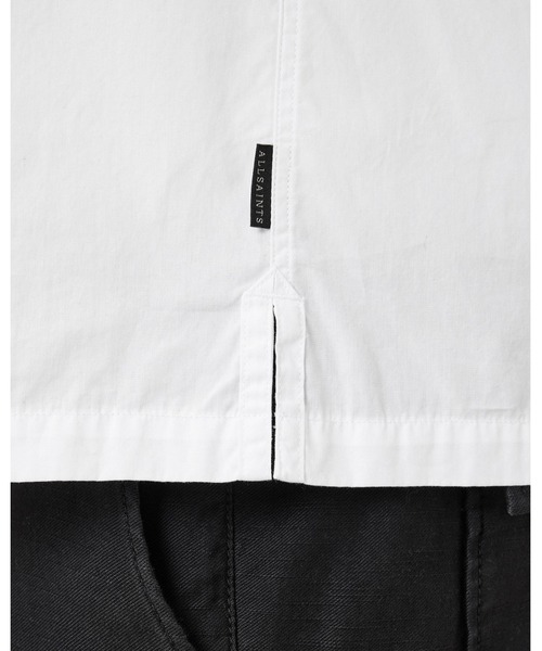 ALLSAINTS(オールセインツ)の「NYON SHORT SLEEVE SHIRT | NYON 半袖 シャツ(シャツ/ブラウス・メンズ・ホワイト・S/M/L/XS)」の6枚目の写真