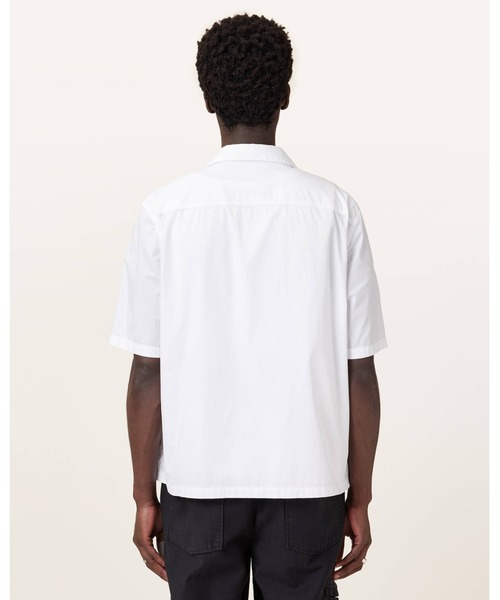 ALLSAINTS(オールセインツ)の「NYON SHORT SLEEVE SHIRT | NYON 半袖 シャツ(シャツ/ブラウス・メンズ・ホワイト・S/M/L/XS)」の7枚目の写真