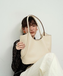 Cord tote bag with pouch / ポーチ付コードトートバック